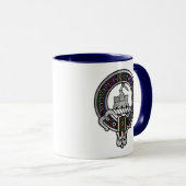 Mug Clan MacDonald de Clanranald Crest & Tartan (Devant droit)