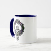 Mug Clan MacDonald de Clanranald Crest & Tartan (Devant gauche)