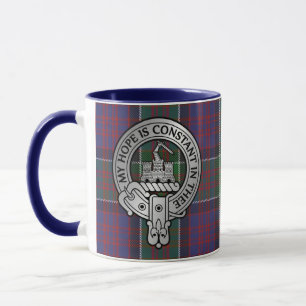 Mug Clan MacDonald de Clanranald Crest & Tartan