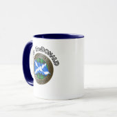 Mug Clan MacDonald Tartan & Drapeau (Devant gauche)