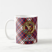 Mug Clan MacFarlane Crest sur le tatan de robe (Gauche)