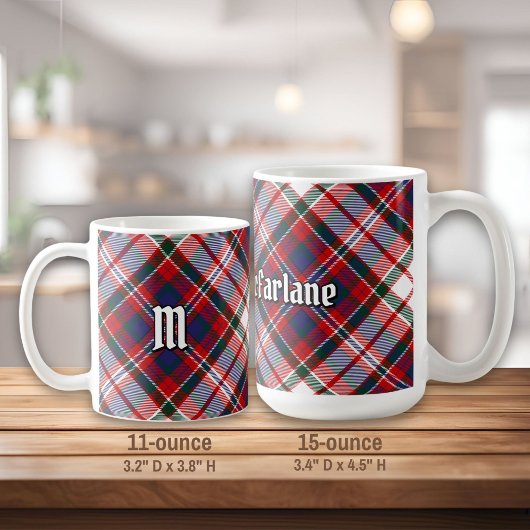 Mug Clan MacFarlane robe Tartan