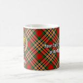 Mug Clan MacGill Crest sur Tartan (Centre)