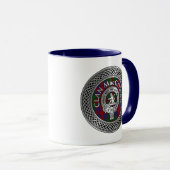 Mug Clan MacGowan Crest & Tartan Knot (Devant droit)