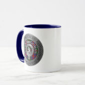 Mug Clan MacGowan Crest & Tartan Knot (Devant gauche)