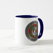 Mug Clan MacGregor Crest et Tartan Knot (Devant droit)