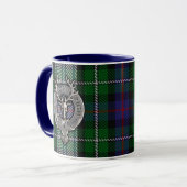 Mug Clan MacKenzie Crest & Robe Tartan (Devant gauche)