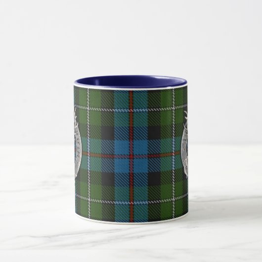 Mug Clan MacKenzie Crest & Tartan (Centre)