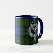 Mug Clan MacKenzie Crest & Tartan (Devant droit)