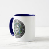 Mug Clan MacKenzie Crest & Tartan Knot (Devant gauche)