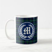 Mug Clan MacKenzie Standard Tartan Monogramme (Gauche)