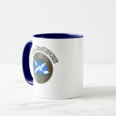 Mug Clan MacKenzie Tartan Knot & Drapeau (Devant gauche)