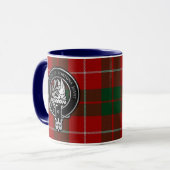 Mug Clan MacKinnon Crest & Tartan (Devant gauche)
