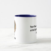 Mug Clan MacLachlan Crest sur Tartan (Centre)