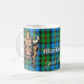 Mug Clan MacLeod Bull Hunting Tartan Motto (Devant gauche)