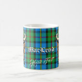 Mug Clan MacLeod Bull Hunting Tartan Motto (Centre)