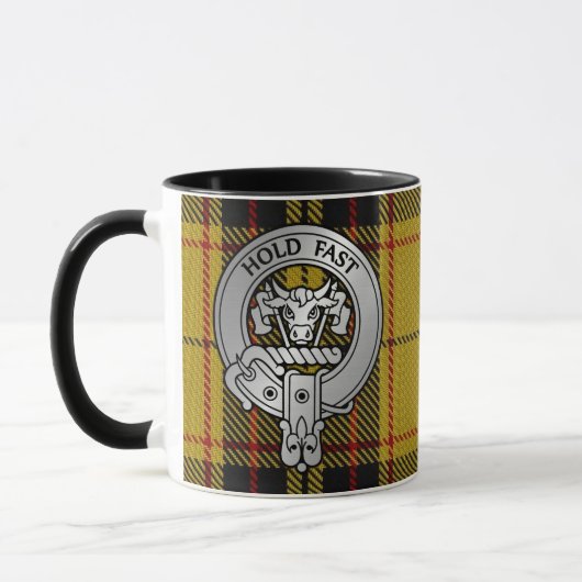 Mug Clan MacLeod Crest & Snuffbox Tartan (Gauche)