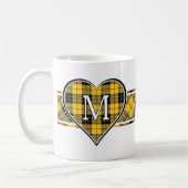 Mug Clan MacLeod de Lewis Tartan Heart (Gauche)