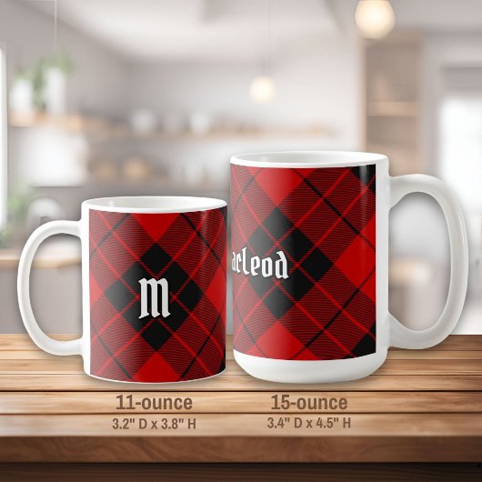 Mug Clan Macleod de Raasay Tartan