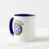 Mug Clan MacLeod Tartan Knot & Drapeau (Devant gauche)