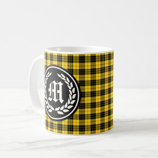 Mug Clan MacLeod Tartan Monogramme (Devant gauche)