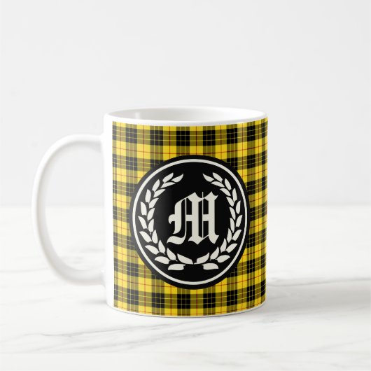 Mug Clan MacLeod Tartan Monogramme (Gauche)