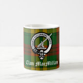Mug Clan MacMillan Crest Badge et Tartan (Centre)