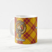 Mug Clan MacMillan Crest sur le tatan de robe (Devant gauche)