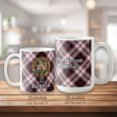 Mug Clan MacPherson Crest sur la chasse Tartan