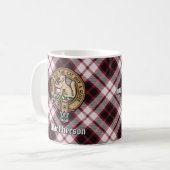 Mug Clan MacPherson Crest sur la chasse Tartan (Devant gauche)