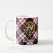 Mug Clan MacPherson Crest sur la chasse Tartan (Gauche)