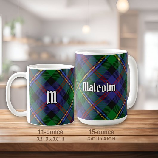 Mug Clan Malcolm Tartan