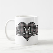 Mug Clan Moffat Tartan Heart (Gauche)