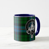 Mug Clan Morrison Crest & Hunting Tartan (Devant droit)