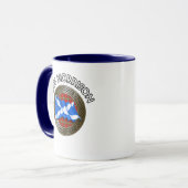 Mug Clan Morrison Tartan Knot & Drapeau (Devant gauche)