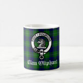 Mug Clan Oliphant Crest Badge et Tartan (Centre)
