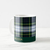 Mug Clan personnalisé Gordon Tartan Nom du plan (Devant gauche)