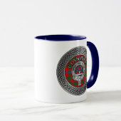 Mug Clan Ross Crest & Tartan Knot (Devant droit)