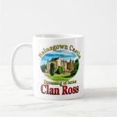 Mug Clan Ross rêvant du château de Balnagown (Gauche)