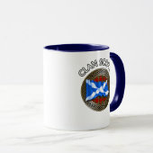 Mug Clan Scott Tartan Knot & Drapeau (Devant droit)