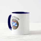 Mug Clan Scott Tartan Knot & Drapeau (Devant gauche)