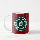 Mug Clan Scott Tartan Monogram (Gauche)