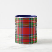 Mug Clan Stewart | Stuart Crest & Tartan (Centre)