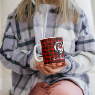 Mug Clan Wallace Crest Badge et Tartan