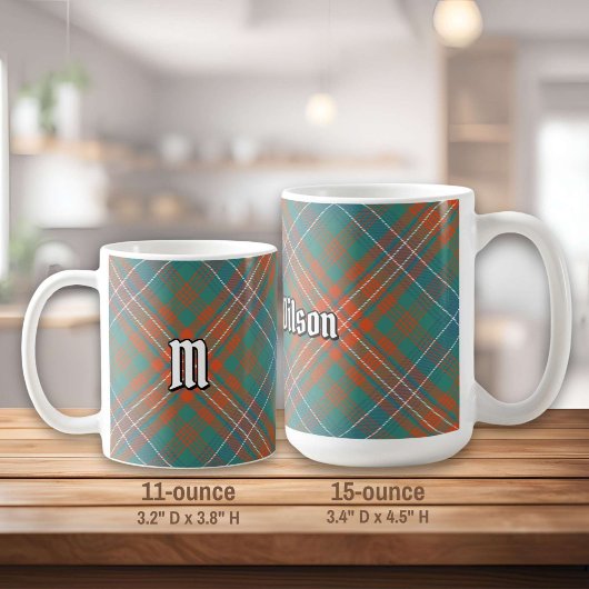 Mug Clan Wilson Ancienne Tartan