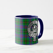 Mug Clan Wood Crest & Tartan (Devant droit)