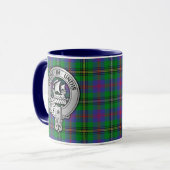 Mug Clan Wood Crest & Tartan (Devant gauche)