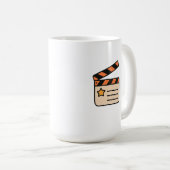Mug Clapet Cinéphile Graphique (Devant droit)