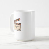 Mug Clapperboard Movie Lover Graphic (Devant gauche)