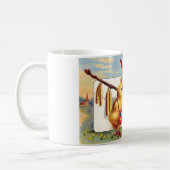 Mug Clapsaddle : Fée de Pâques avec le poulet (Gauche)